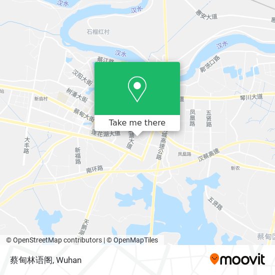 蔡甸林语阁 map
