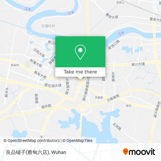 良品铺子(蔡甸六店) map