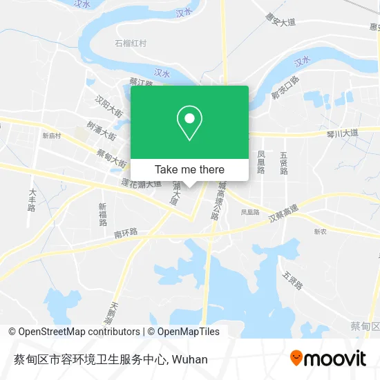 蔡甸区市容环境卫生服务中心 map
