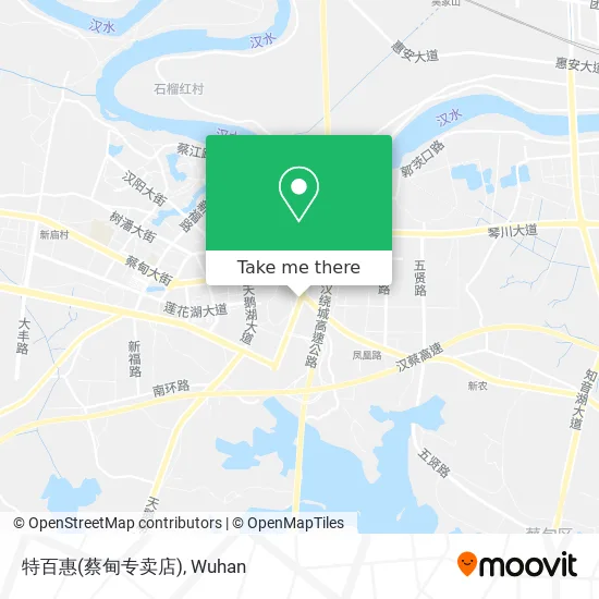 特百惠(蔡甸专卖店) map