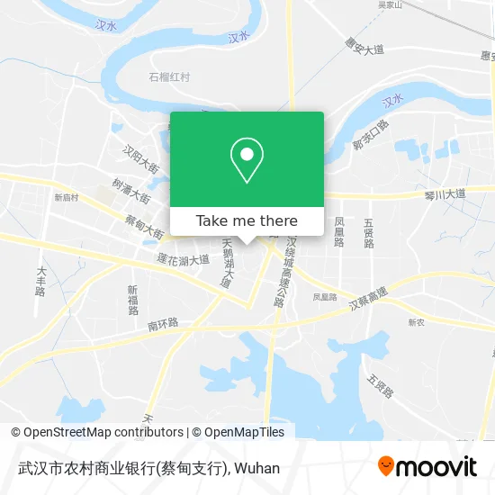 武汉市农村商业银行(蔡甸支行) map