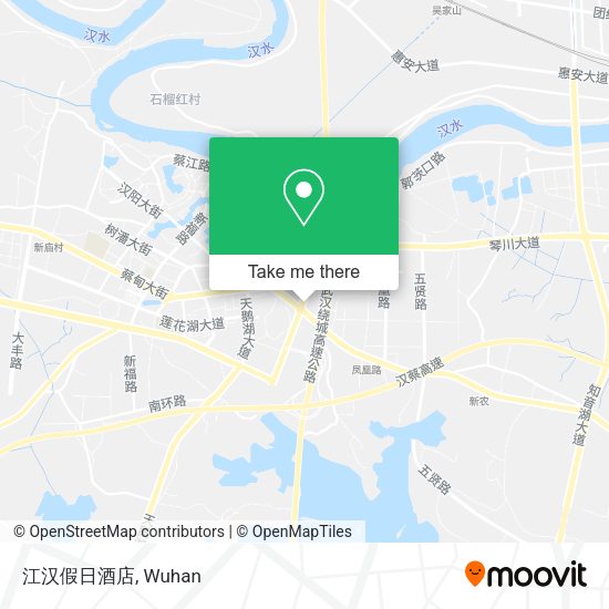 江汉假日酒店 map