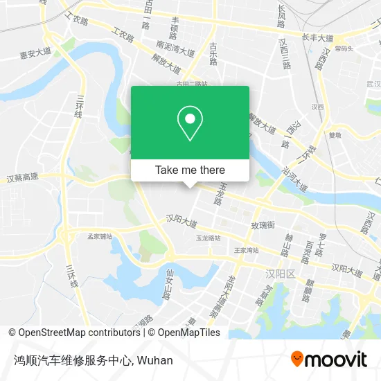 鸿顺汽车维修服务中心 map