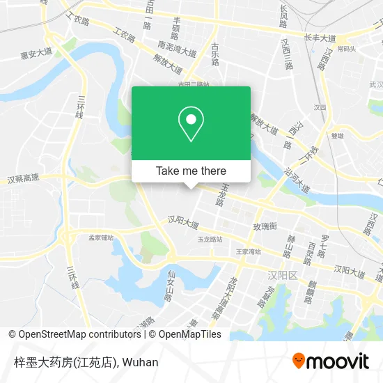 梓墨大药房(江苑店) map
