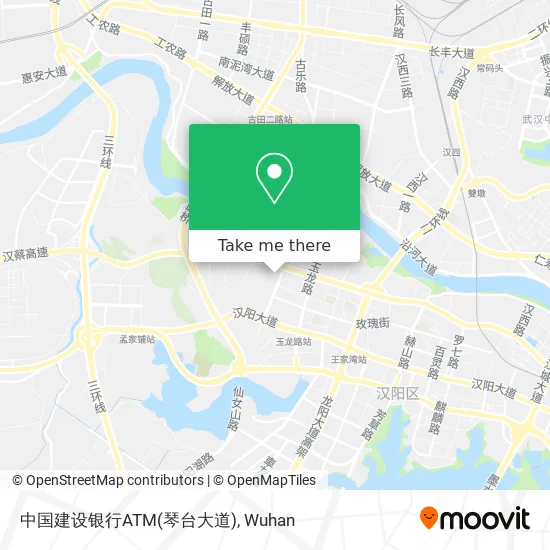 中国建设银行ATM(琴台大道) map