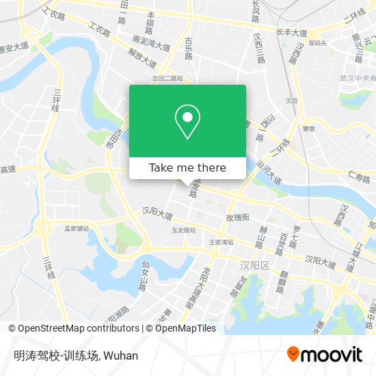明涛驾校-训练场 map