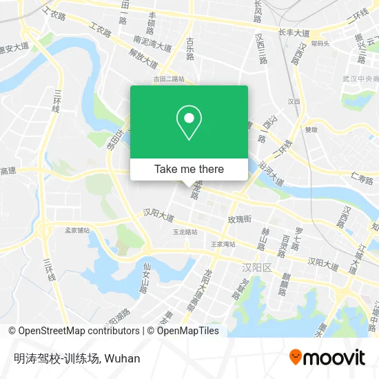 明涛驾校-训练场 map
