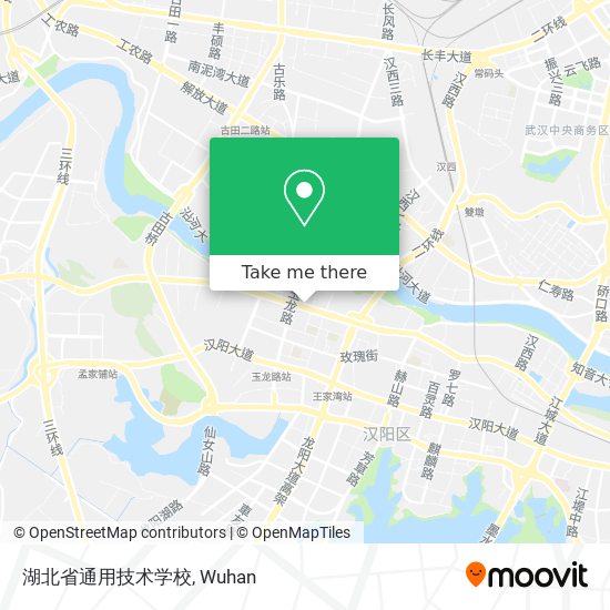 湖北省通用技术学校 map