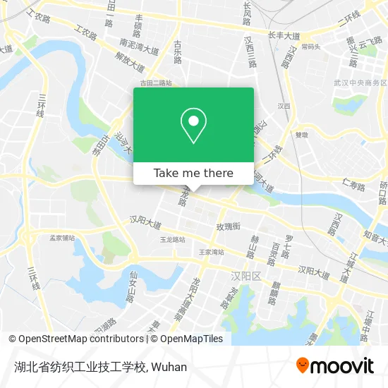 湖北省纺织工业技工学校 map