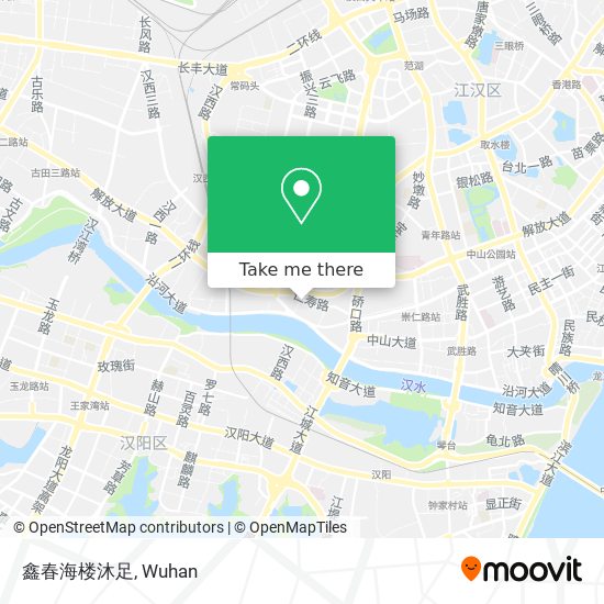 鑫春海楼沐足 map