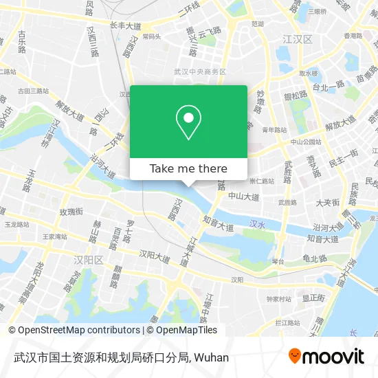 武汉市国土资源和规划局硚口分局 map