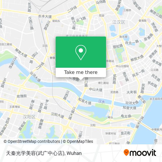 天秦光学美容(武广中心店) map