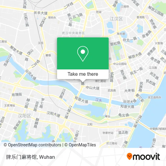 牌乐门麻将馆 map