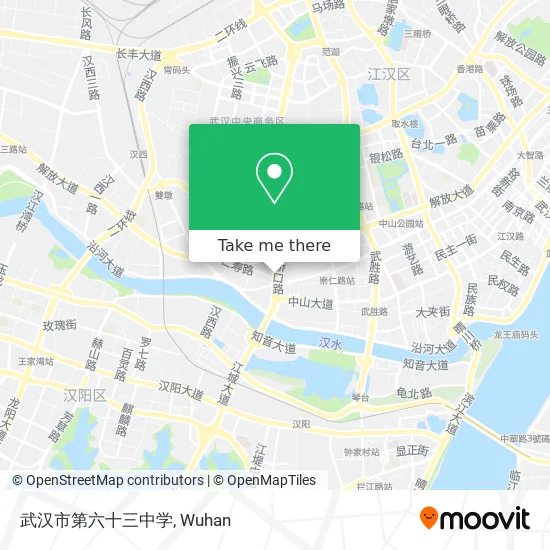 武汉市第六十三中学 map