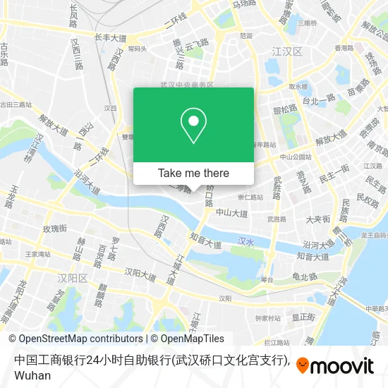 中国工商银行24小时自助银行(武汉硚口文化宫支行) map