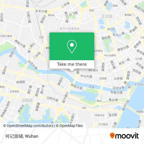 何记面铺 map