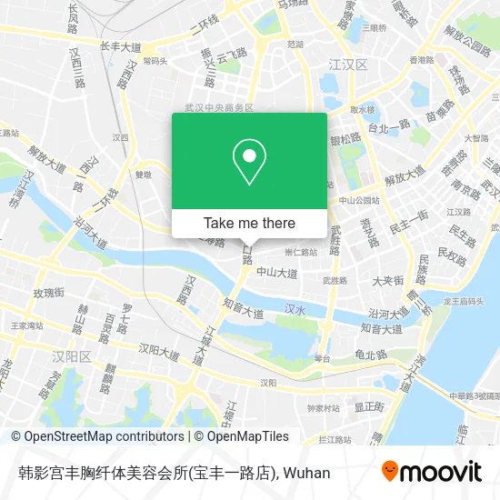 韩影宫丰胸纤体美容会所(宝丰一路店) map