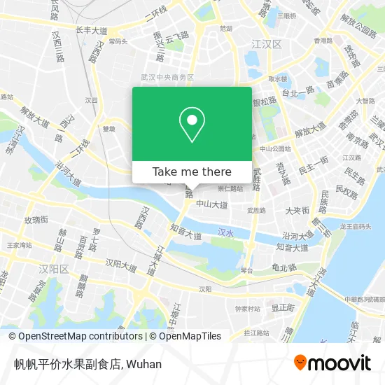 帆帆平价水果副食店 map