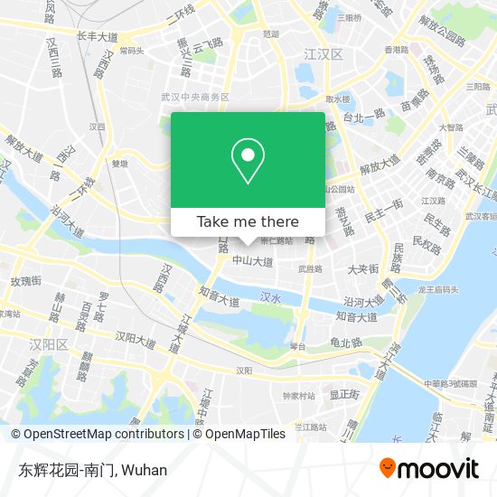 东辉花园-南门 map