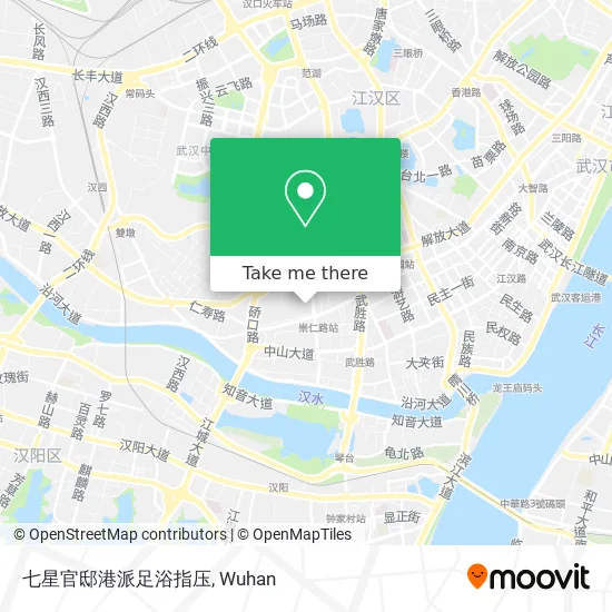 七星官邸港派足浴指压 map