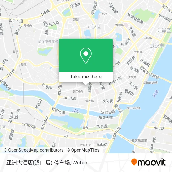 亚洲大酒店(汉口店)-停车场 map