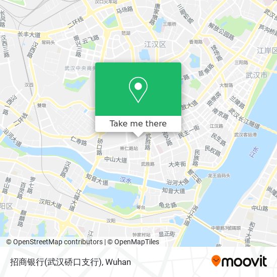 招商银行(武汉硚口支行) map