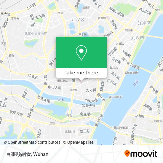 百事顺副食 map
