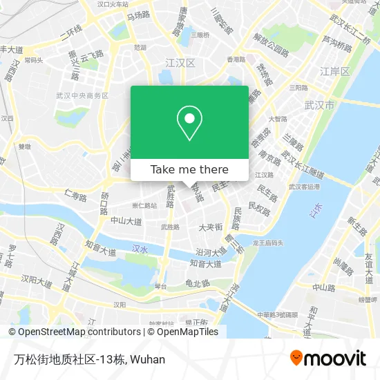 万松街地质社区-13栋 map