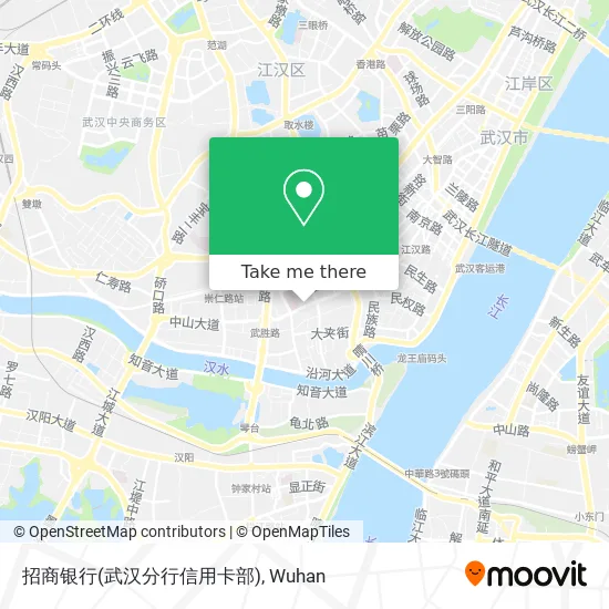 招商银行(武汉分行信用卡部) map