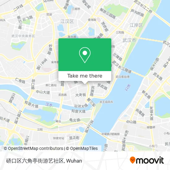 硚口区六角亭街游艺社区 map