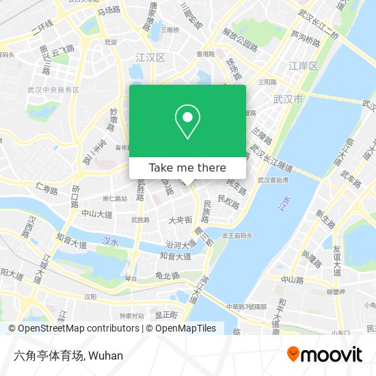 六角亭体育场 map