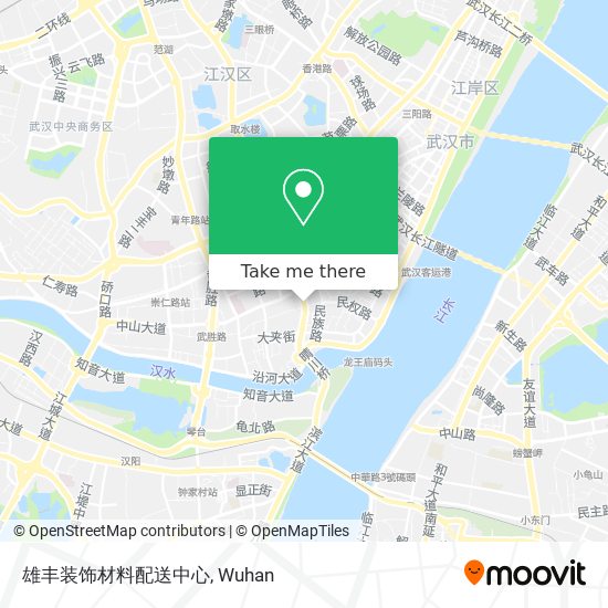 雄丰装饰材料配送中心 map