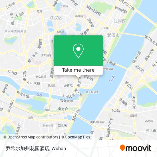 乔希尔加州花园酒店 map