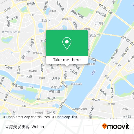 香港美发美容 map
