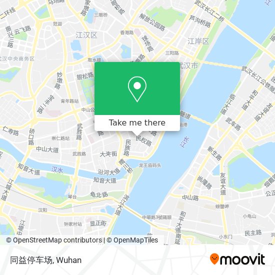 同益停车场 map