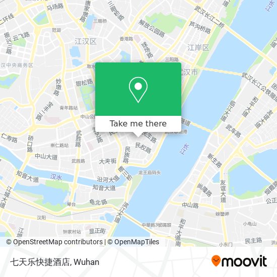 七天乐快捷酒店 map