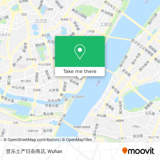 贤乐土产日杂商店 map