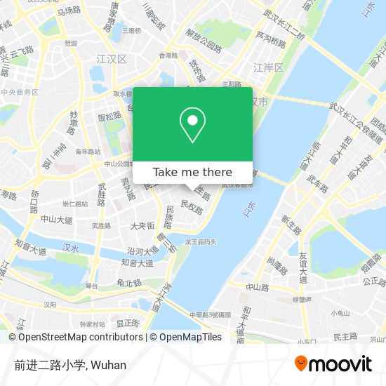 前进二路小学 map