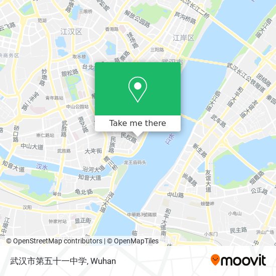 武汉市第五十一中学 map
