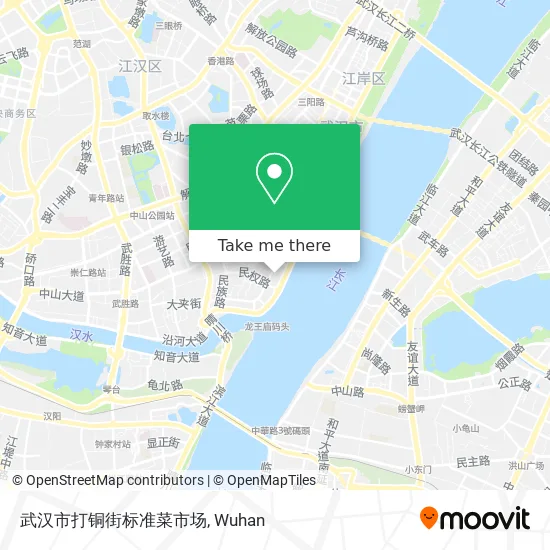 武汉市打铜街标准菜市场 map