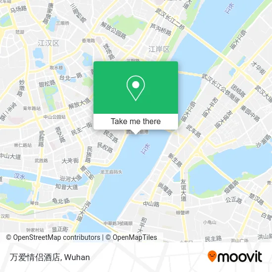 万爱情侣酒店 map
