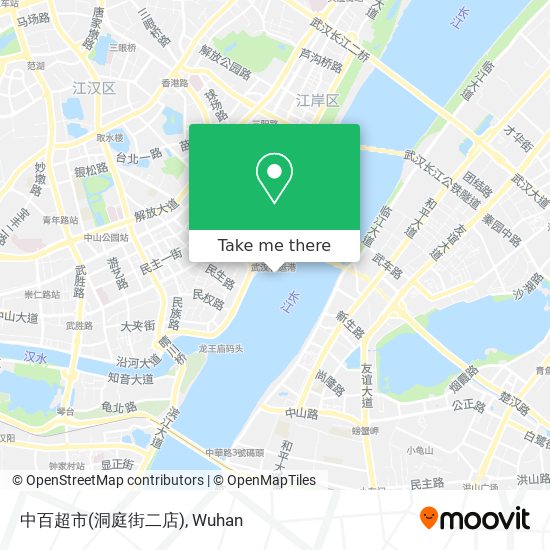 中百超市(洞庭街二店) map