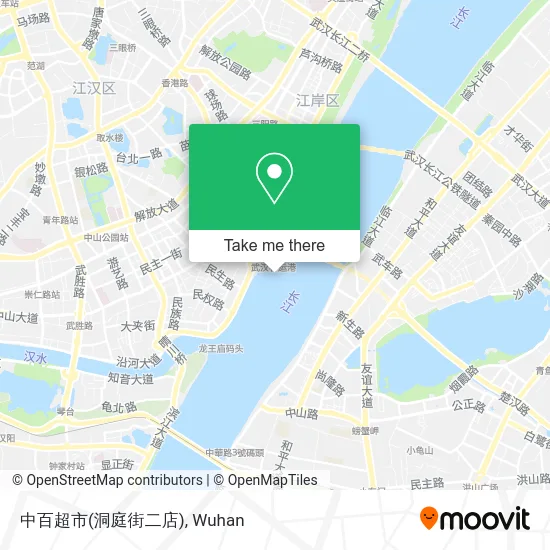 中百超市(洞庭街二店) map