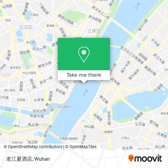 老江夏酒店 map