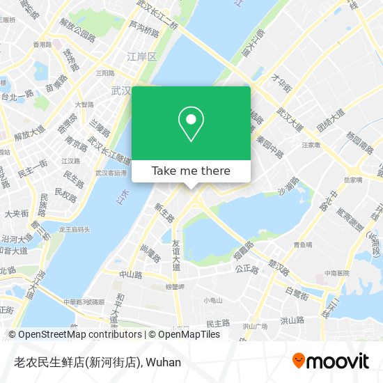老农民生鲜店(新河街店) map