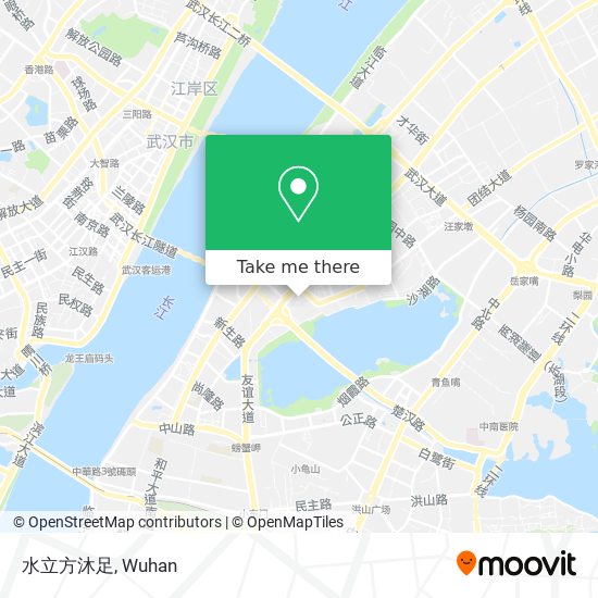 水立方沐足 map