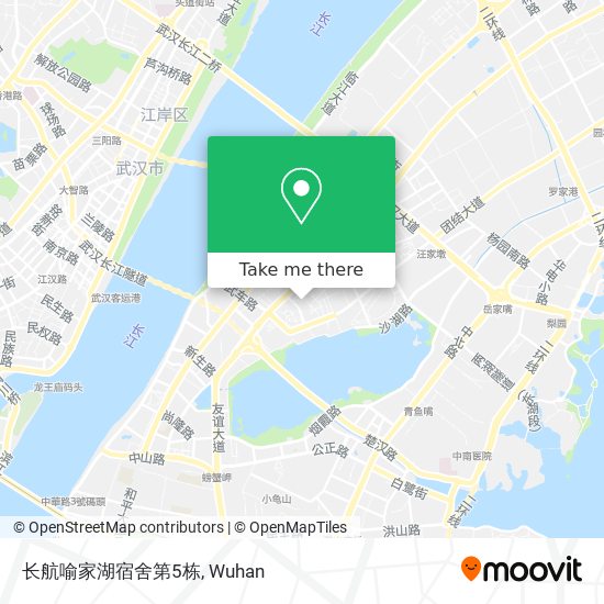 长航喻家湖宿舍第5栋 map