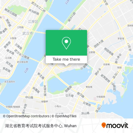 湖北省教育考试院考试服务中心 map