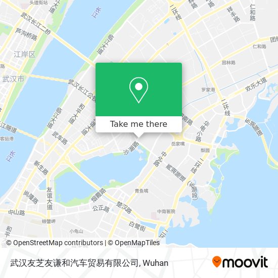武汉友芝友谦和汽车贸易有限公司 map