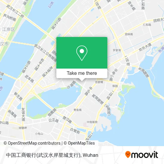 中国工商银行(武汉水岸星城支行) map